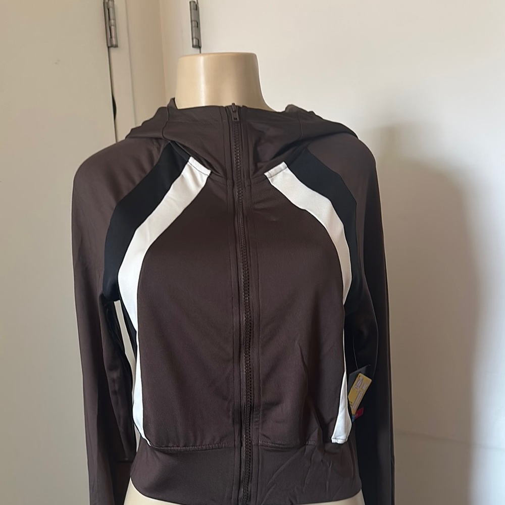 Pro Player Brown and White Track Jacket